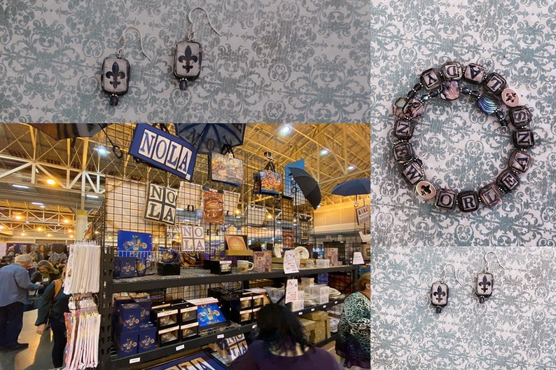 New Orleans Hi-res Grunge Sidewalk Street Tiles Alphabet, Numbers