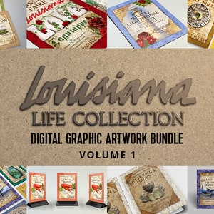 De Louisiana Life Digital Artwork Collection Deel 1