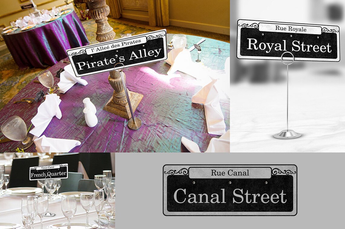 Street Signs of the French Quarter Collection Digital Editable ...