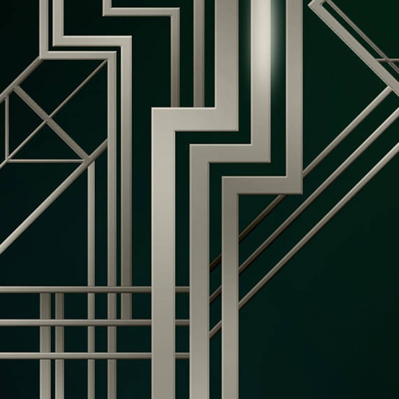 Great Gatsby Background Digital Banner Sign /& PSD 4ftx4.6ft