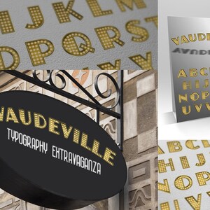 The Marquee Bundle Digital Typography Handcrafted Lettering & Symbols ...