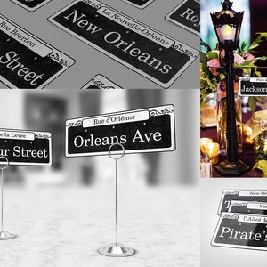 Street Signs of the French Quarter Collection Digital Editable ...