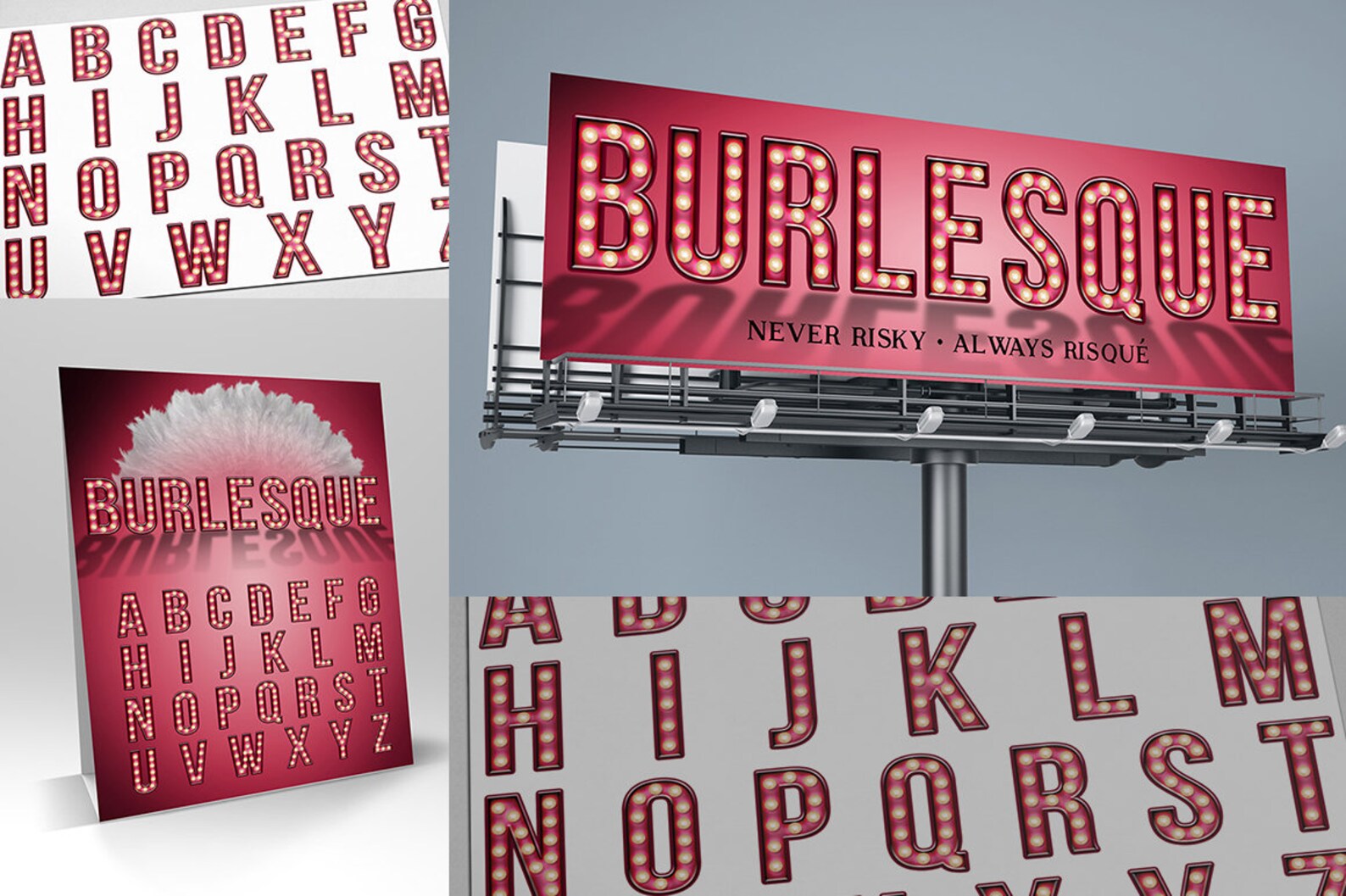 The Marquee Bundle Digital Typography Handcrafted Lettering & Symbols ...