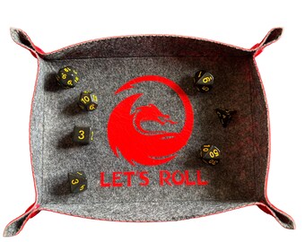 Snap -up Dice Tray - Let's Roll