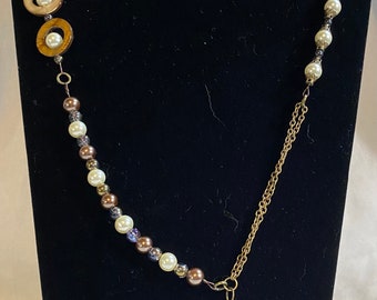 Asymmetrical Long Necklace