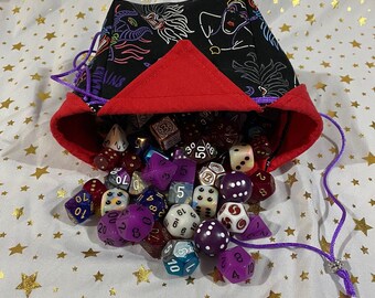 Retro Style Origami Drawstring Bag