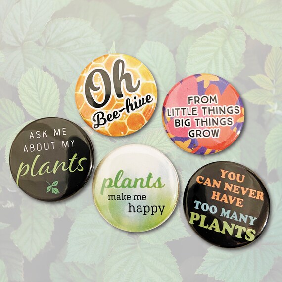 Plant Lover Pin Set