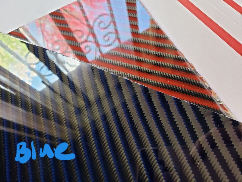 6\u00d772 332-18 4x4 Twill Carbon Fiber Kevlar Hybrid Fiberglass Panel Sheet Board Plate GLOSSY BOTH SIDES