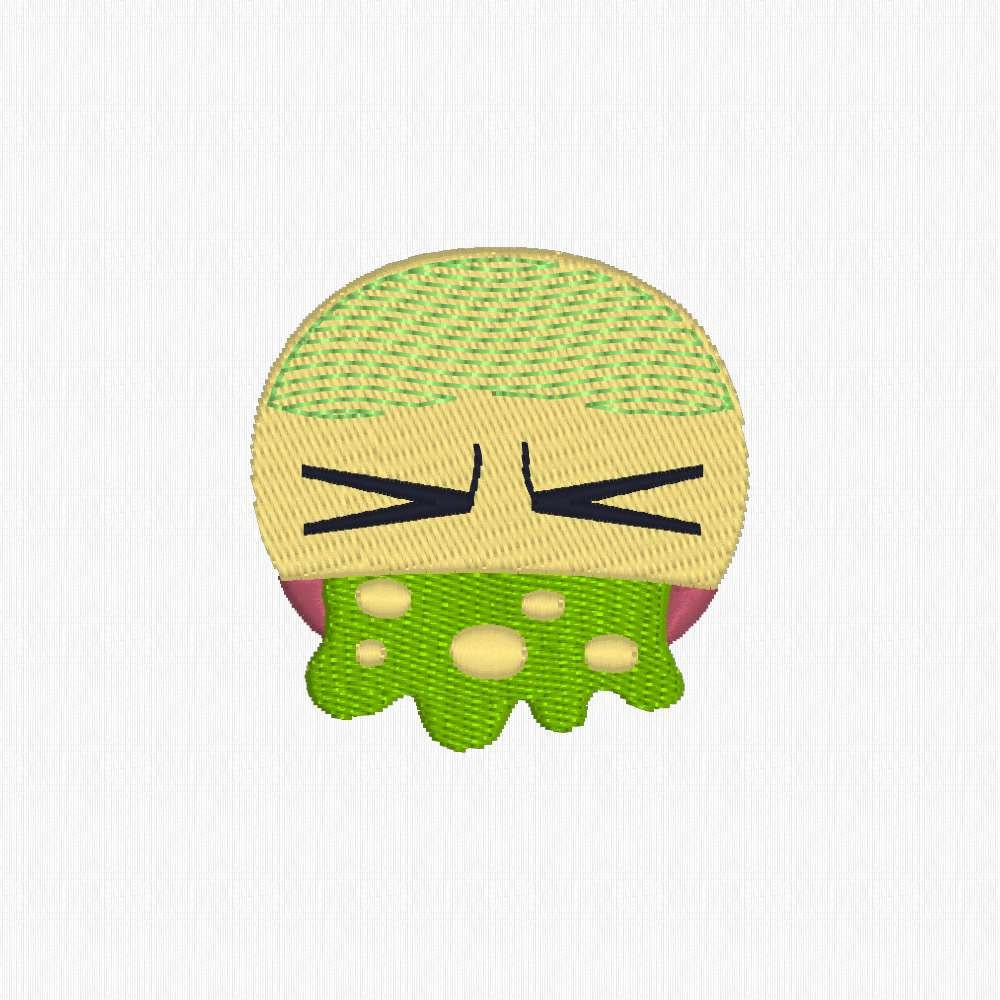 Barf Emoji Machine Embroidery Design Puke Emoticon Etsy Barf Emoji Machine Embroidery Design Puke Emoticon Etsy