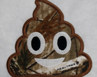 Poop Emoji Applique Machine Embroidery Design Download