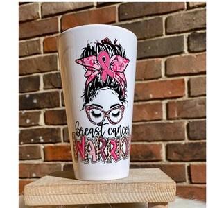 Breast Cancer Warrior / Latte Mug
