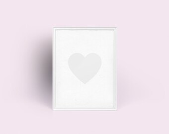 The Simple Heart -Digital Download Print-