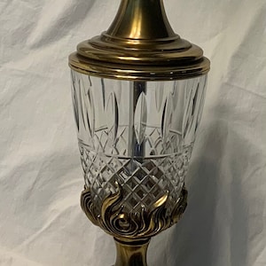 Stiffel Crystal Lamp Etsy