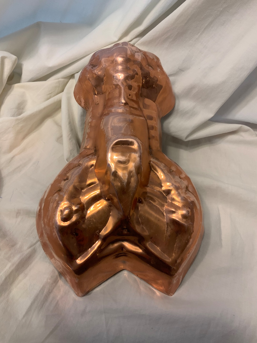 Vintage Copper Lobster Jello Mold Aspic Mold Food Mold Etsy