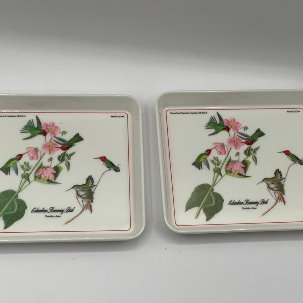 Pimpernel Hummingbird Melamine Tray - Audubon print