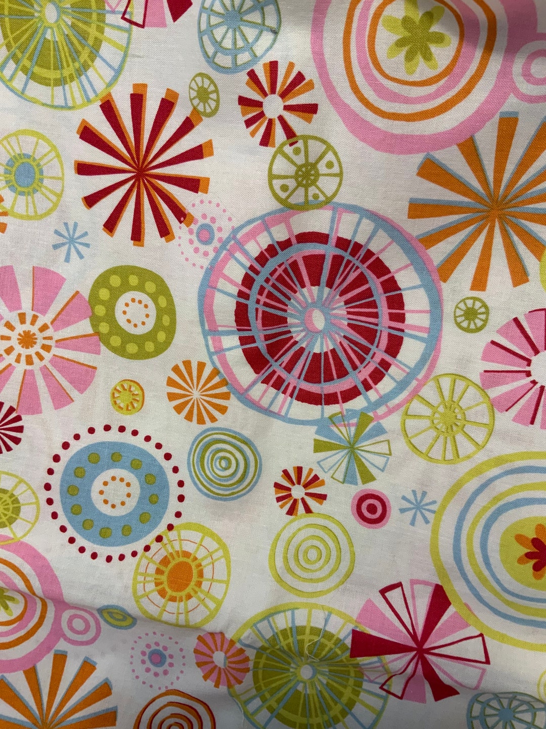 Pinwheels by Hobby Lobby Cotton Fabric Yardage Etsy
