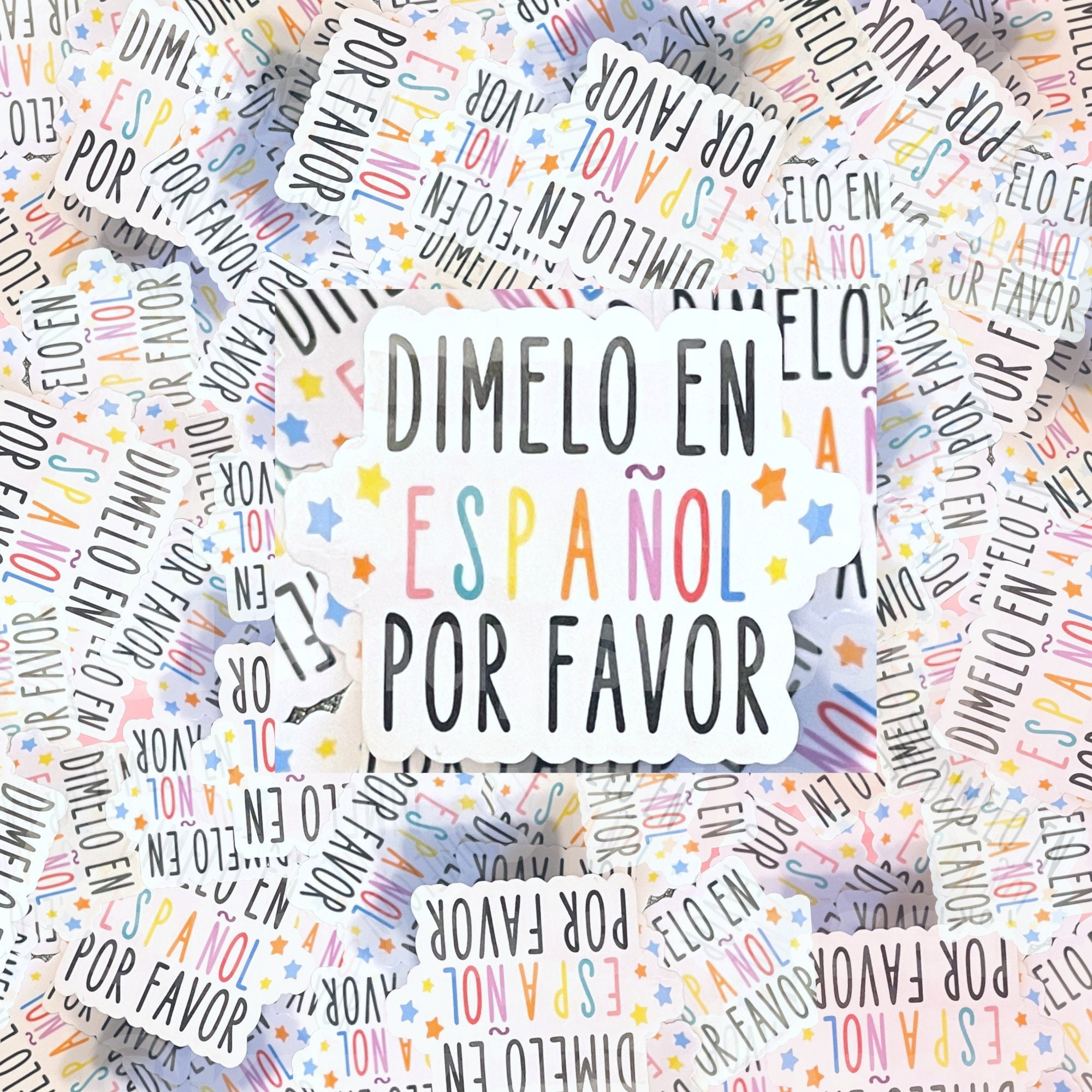 Bilingual Sticker - Etsy Canada