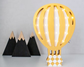 Hot air balloon lamp - Hot Air Balloon lamp - Balloon night light - Hot Air Balloon nursery - Night light - Nursery lamp - Nursery light