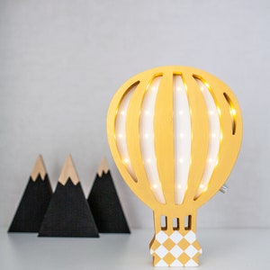 Hot air balloon lamp - Hot Air Balloon lamp - Balloon night light - Hot Air Balloon nursery - Night light - Nursery lamp - Nursery light