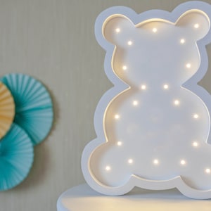 Night light lamp Bear lamp Bear Night light Kids lamp Bear wall decor Bear Bear nursery