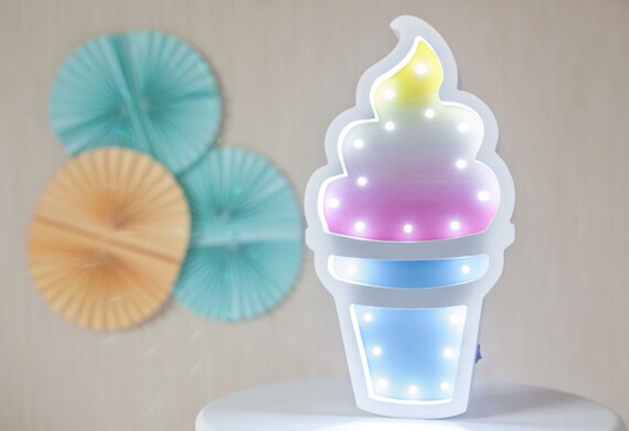 Eis Licht Eis Lampe Eis Wand Dekor Kinderzimmer Dekor Baby Etsy