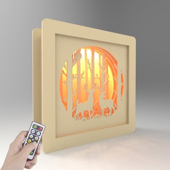 Shadow Box Shadow Box Kunst SchattenBoxLicht Holz Etsy