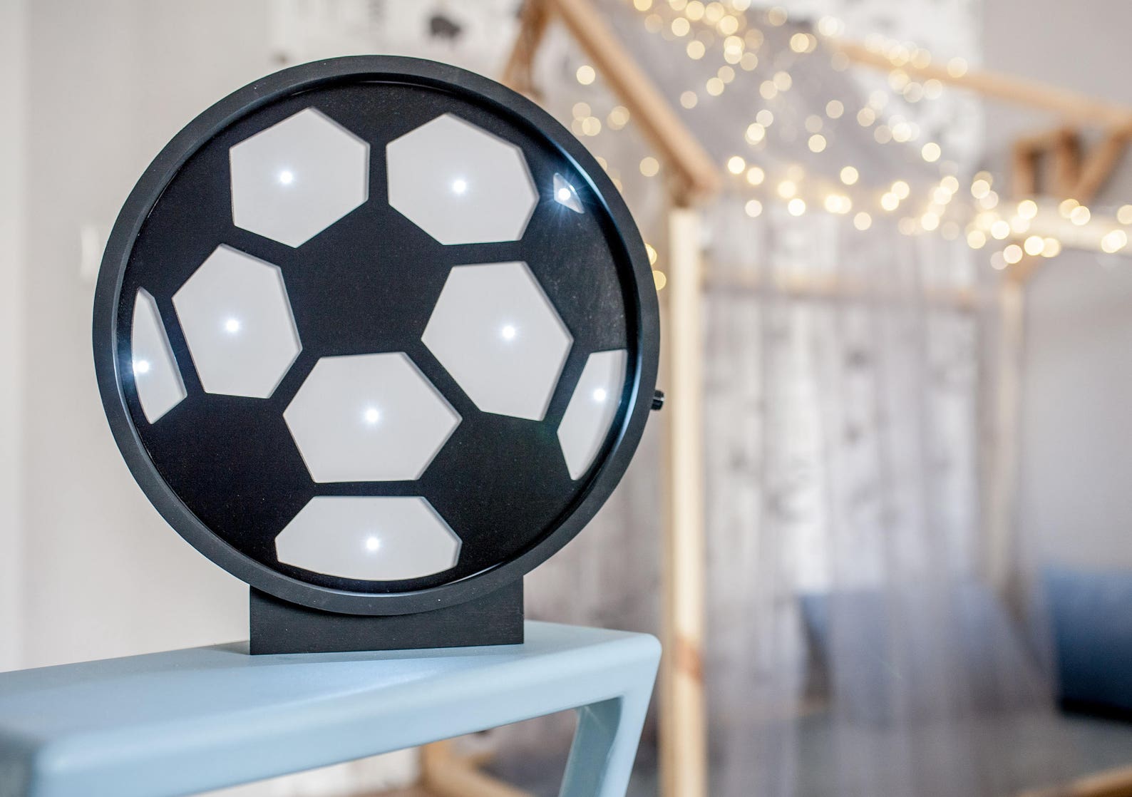 Football lamp Soccer ball light Football Night light Etsy