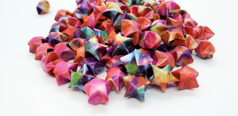 100 Origami Paper Stars Decorative stars Lucky Stars