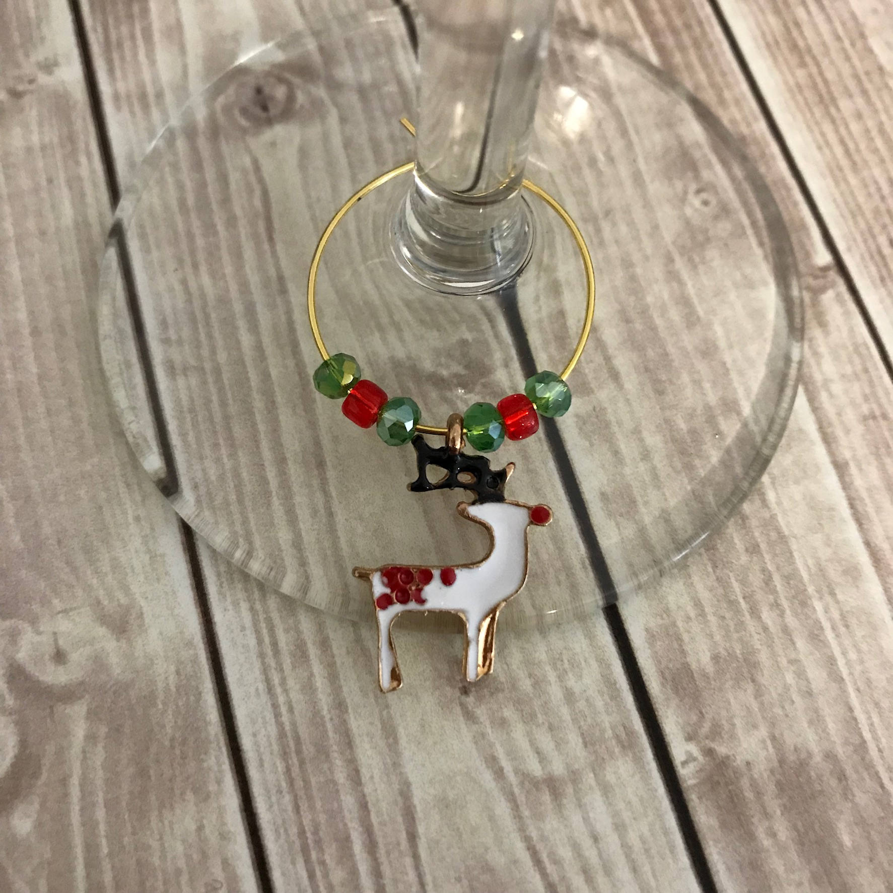 Weihnachtswein Charms Gold Wein Charms Weihnachtsgeschenk Etsy
