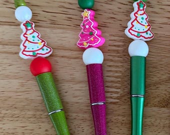 Christmas Tree Ballpoint Pen: Festive Stocking Stuffer