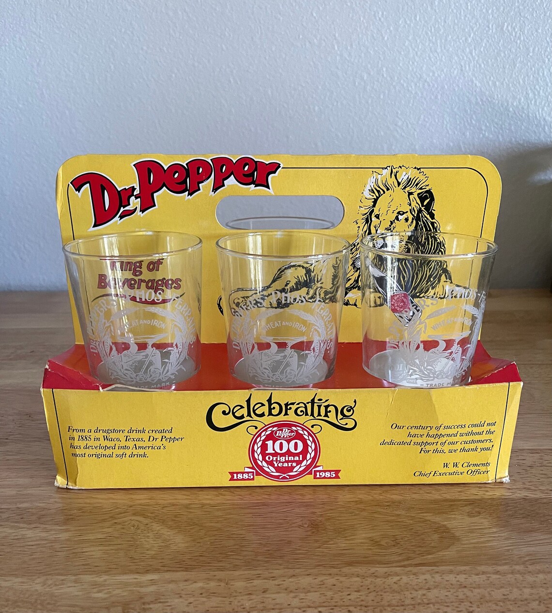 Dr Pepper 6 Pack Dr Pepper Glassware Vintage Dr. Pepper 100 Etsy