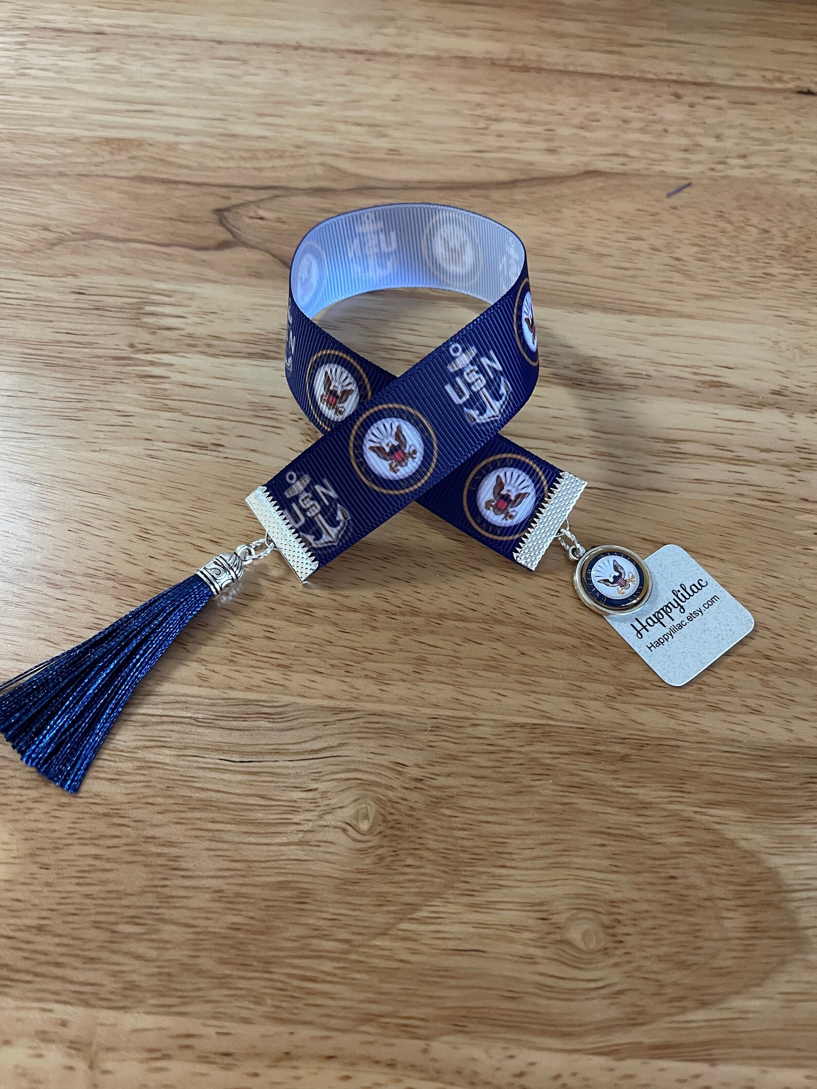 US Navy Bookmark Navy Bookmark USN Bookmark Bookstore Book Etsy