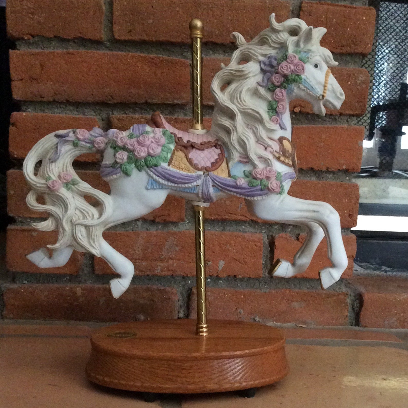 14 inches 35.56 cm TALL Carousel Horse Music Box by Westland Etsy