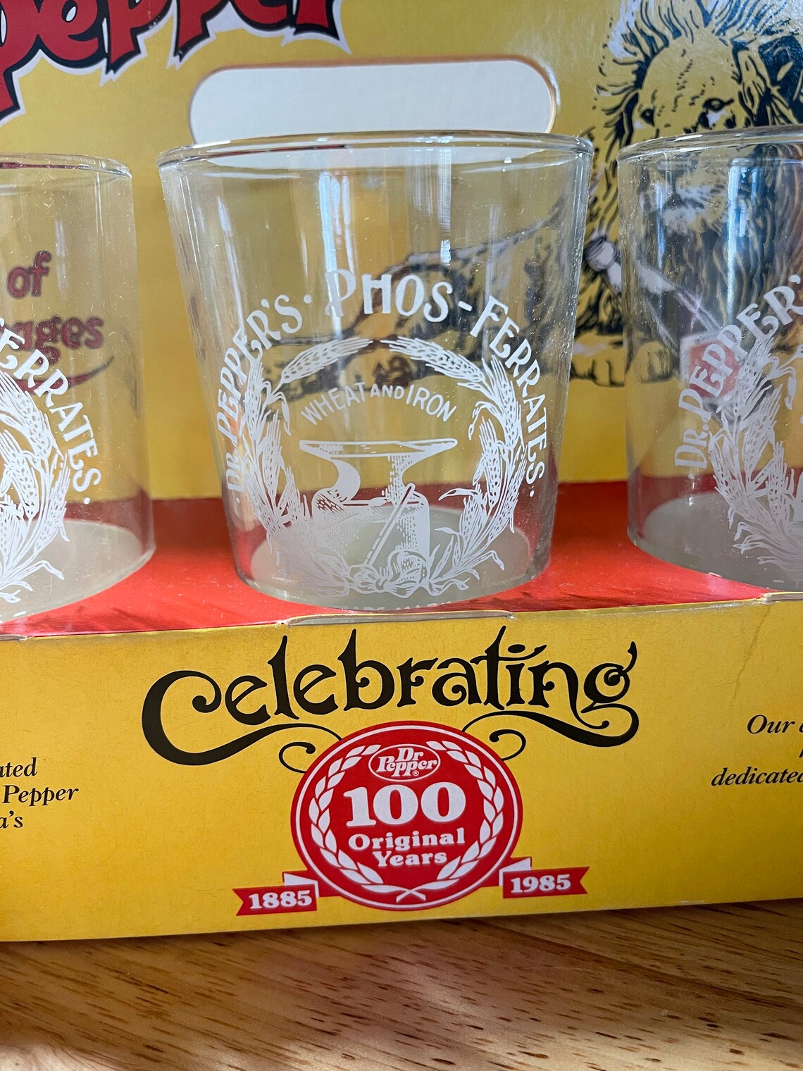 Dr Pepper 6 Pack Dr Pepper Glassware Vintage Dr. Pepper 100 Etsy