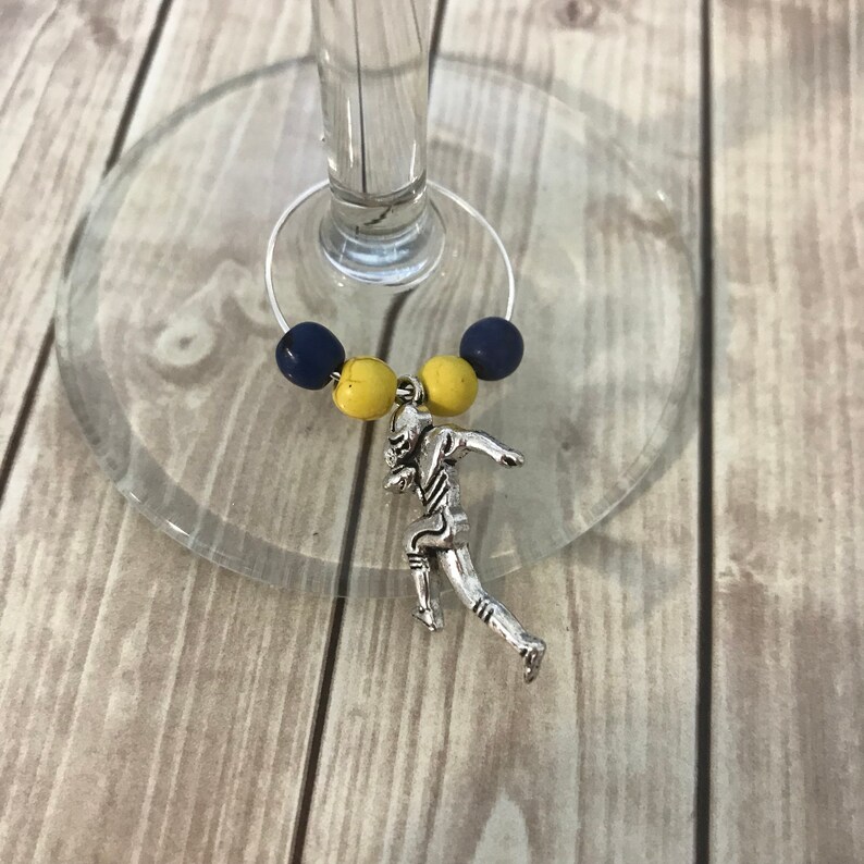 USC UCLA Wine Charms House Divided Wine Glass Charm College Etsy