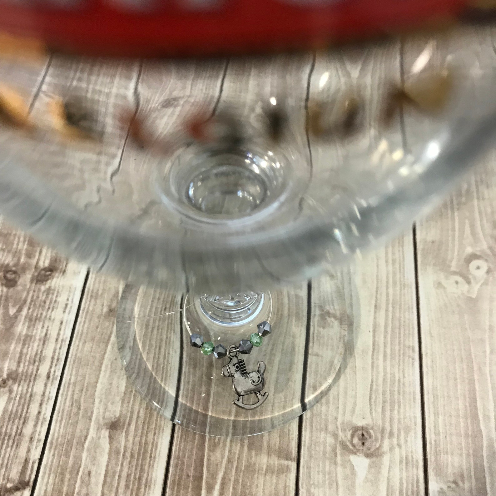 Baby Wein Charm 6 Wein Charms BabyParty Party Gastgeschenk Etsy