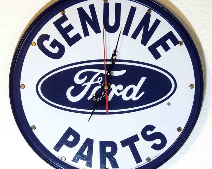 Ford Parts Wall Clock, 11.75 Diameter New Etsy