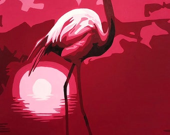 Flamingo Painting