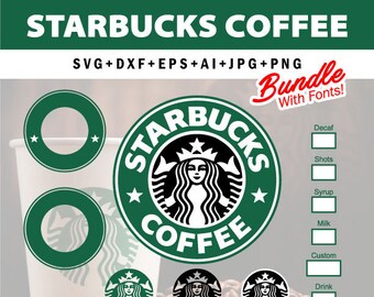 Starbucks Svg Etsy