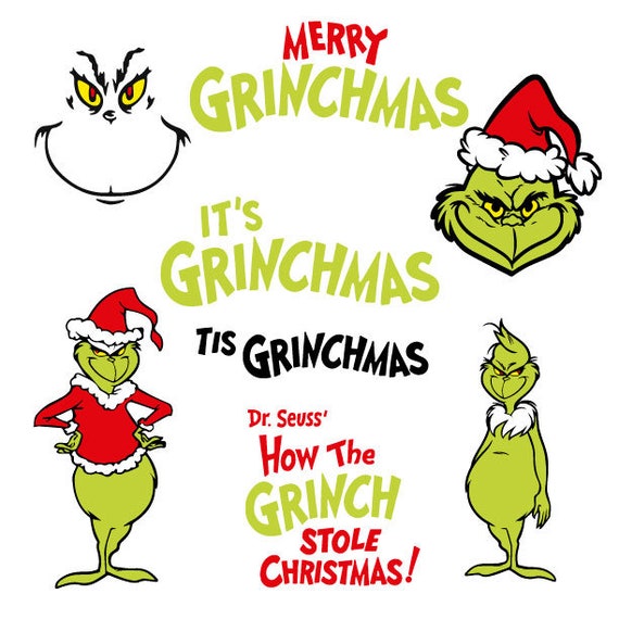 GRINCHMAS SVG, christmas svg, Dr Seuss, digital download, instant download,...