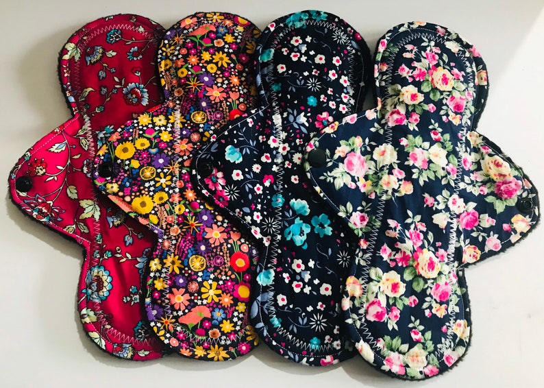 Reusable menstrual pads- CSP - Panty liners- medium heavy flow - Reusable menstrual pads- CSP - Panty liners- medium heavy flow -
