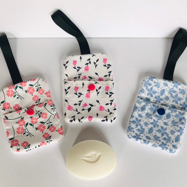 Zero waste eco friendly soap pouches