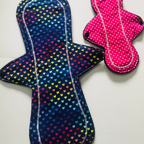 Ultimate overnight 16” reusable pad- full coverage -CSP - extra long - extra wide - eco friendly- sanitary products