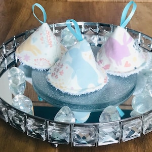 tipis pipi, lot de 3, cadeau de baby shower, bébé garçon, nouveau-né, change de bébé, couches, couches, cornet pipi, bouchon de saupoudrage bunnies