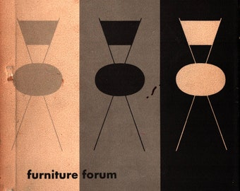 Furniture Forum Volume 3 Full Digital Copy ca. 1952 Midcentury Modern Herman Miller, Charles Eames, George Nelson, Singer & Sons, Finn Juhl