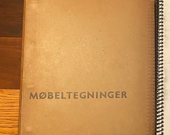 MØBELTEGNINGER by Jørgen and Nanna Ditzel & Finn Juhl, ca. 1950 Digital Copy Denmark for Frederiksberg Technical School of Interior Design