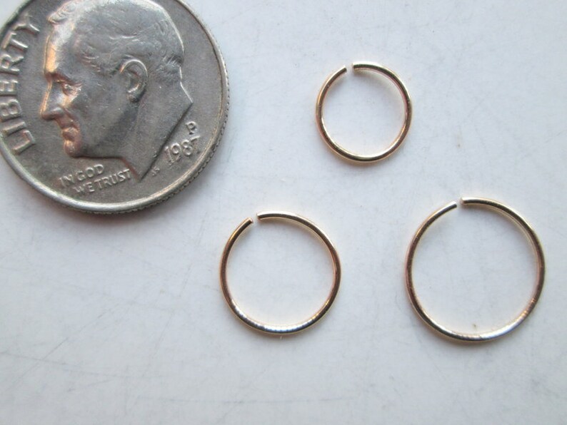 Small Thin Gold Hoop Small Gold Cartilage Hoop 22 Gauge Gold Etsy