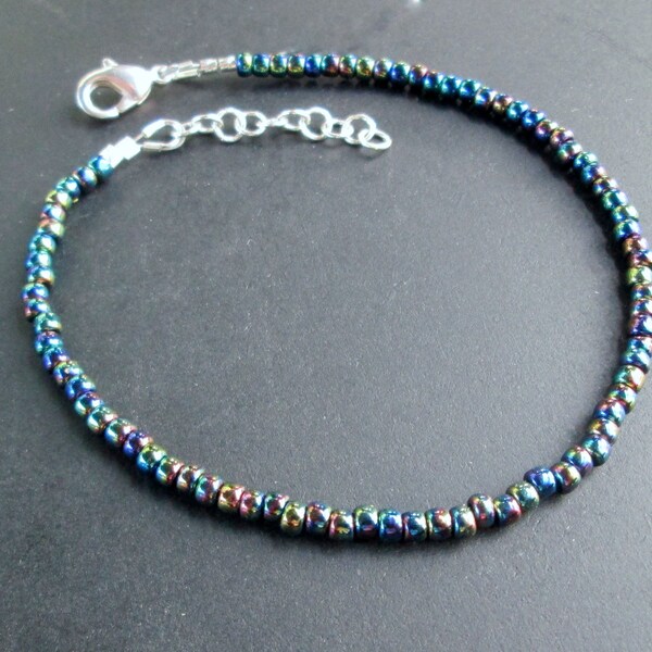 Bead Ankle Bracelet Etsy