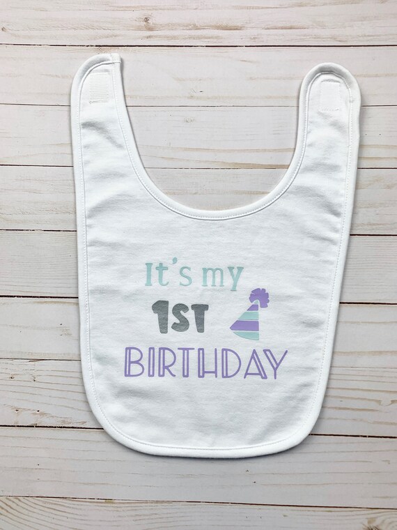 1st birthday bib