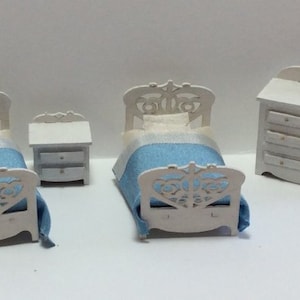 QS Victorian Child&#39;s Room FURNITURE Kit - 1:48 Scale